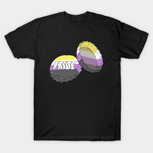 NonBinary Pride Bottle Cap T-Shirt